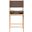 Rawlins Vegan Leather Upholstered Counter Stool In Brown and Natural