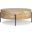 Rayburn Solid Mango Wood Drum Coffee Table In Natural