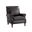 Raymond Genuine Leather Recliner In Espresso
