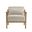 Rayn Wood Arm Accent Chair with Lumbar Pillow In Sea Oat