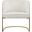 Rays Velvet Accent Chair In Cream