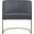 Rays Velvet Accent Chair In Grey