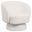 Raze Modern Accent Chair In White Boucle