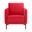 Reale Chair In Red and Black