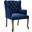 Realm Navy French Vintage Dining Performance Velvet Arm Chair