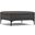 Rebecca Polyester Linen Coffee Table Storage Ottoman with Lift Up Lid In Slate Grey