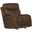 Recharger Power Rocker Recliner with Power Adjustable Headrest In Chocolate