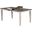 Rectangle Loft Dining Table In Ash and Stormy White