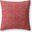 Loloi P0339 Red and Ivory 22" x 22" Cover w/Down Pillow