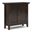 Redmond Solid Wood Low Storage Cabinet In Brunette Brown