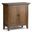 Redmond Solid Wood Low Storage Cabinet In Rustic Natural Aged Brown