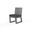 Redondo Armless Dining Chair in Spectrum Carbon