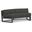 Redondo Curved Sofa in Spectrum Carbon