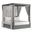 Redondo Resort King Day Bed in Cast Silver
