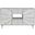 Reece 50 Inch Starburst TV Stand Console Storage Cabinet In Light Ash