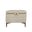 Reece Storage Ottoman In Tan and Matte Black