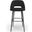 Reed Bar Height Stools Set of 2 In Black