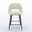 Reed Counter Height Stools Set of 2 In White
