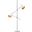 Reed White and Brass 71 Inch Tall Floor Lamp