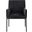 Reeves Chenille Fabric Dining Chair Set of 2 In Black and Matte Black