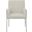 Reeves Chenille Fabric Dining Chair Set of 2 In Brushed Silver