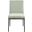 Reeves Chenille Fabric Upholstered Dining Side Chair Set of 2 In Mint and Matte Black