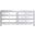 Reflexion 72 Inch Mirrored Six Drawer Chest In Antique Silver
