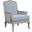 Regal Light Blue Accent Chair