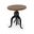Regan Adjustable Accent Table In Chestnut Top and Black Base