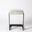 Regan Low Bar Stool With Grey Hair On Hide Graphite In Black