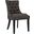 Regent Brown Tufted Fabric Dining Side Chair
