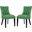 Regent Green Dining Side Chair Fabric Set of 2 EEI-2743-GRN-SET