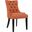 Regent Orange Tufted Fabric Dining Side Chair