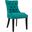 Regent Teal Tufted Fabric Dining Side Chair