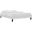 Reign Twin Performance Velvet Platform Bed Frame In Light Gray
