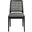 Reinhardt Rattan Dining Chair Set of 2 in Black and Grey
