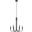 Rekindle Black 6-Light Chandelier