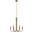 Rekindle Brass 6-Light Chandelier