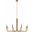 Rekindle Brass 8-Light Chandelier