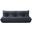 Relax 77.75 Inch Vegan Leather Upholstered Sofa In Black