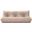 Relax 77.75 Inch Vegan Leather Upholstered Sofa In Tan