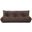 Relax 77.75 Inch Velvet Upholstered Sofa In Brown