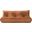 Relax 77.75 Inch Velvet Upholstered Sofa In Cognac