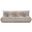 Relax 77.75 Inch Velvet Upholstered Sofa In Taupe