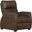 Relaxer Power Lay Flat Recliner with Power Adjustable Headrest In Bark
