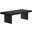 Relic Concrete Textured Coffee Table In Black
