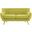 Remark Wheat Grass Upholstered Fabric Loveseat