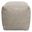Remi Wool Pouf In Silver