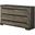 Remington Dresser In Gray and Ebony