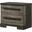 Remington Night Stand In Gray and Ebony
